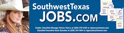 75 Hourly Estimated pay Full-Time Job Description ABOUT THE JOB We are searching for qualified customer service reps with personality and people skills. . Jobs in uvalde tx